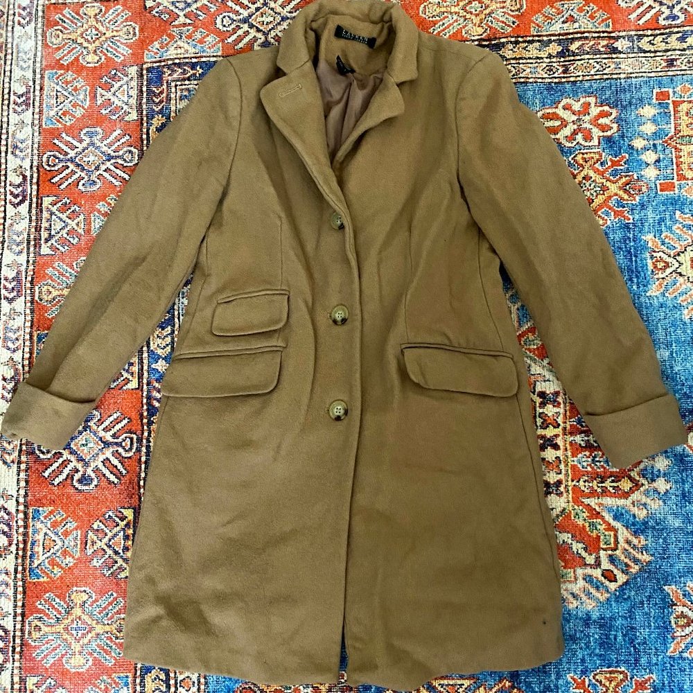 Ralph Lauren Camel Wool Coat